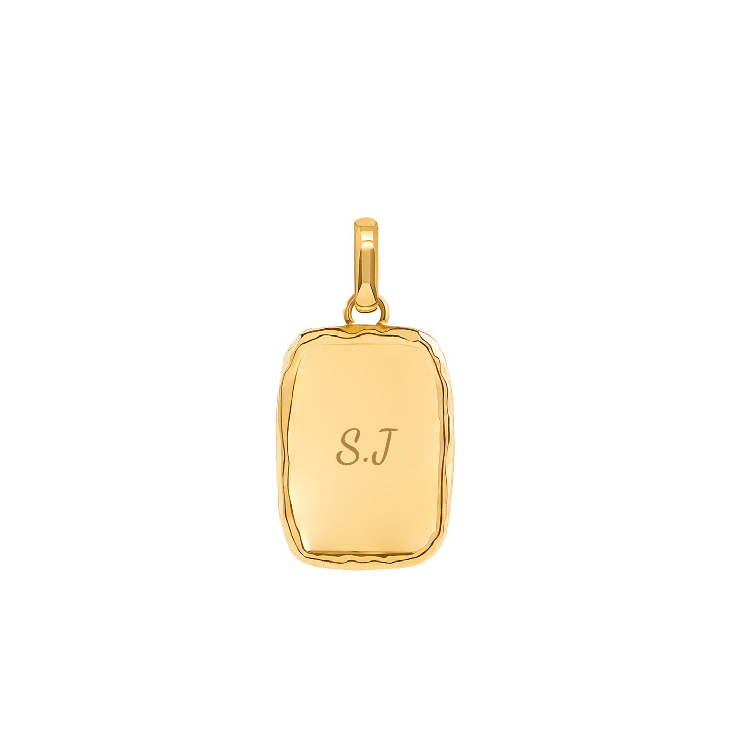 Talisman Token Birthstone Necklace (Gold)