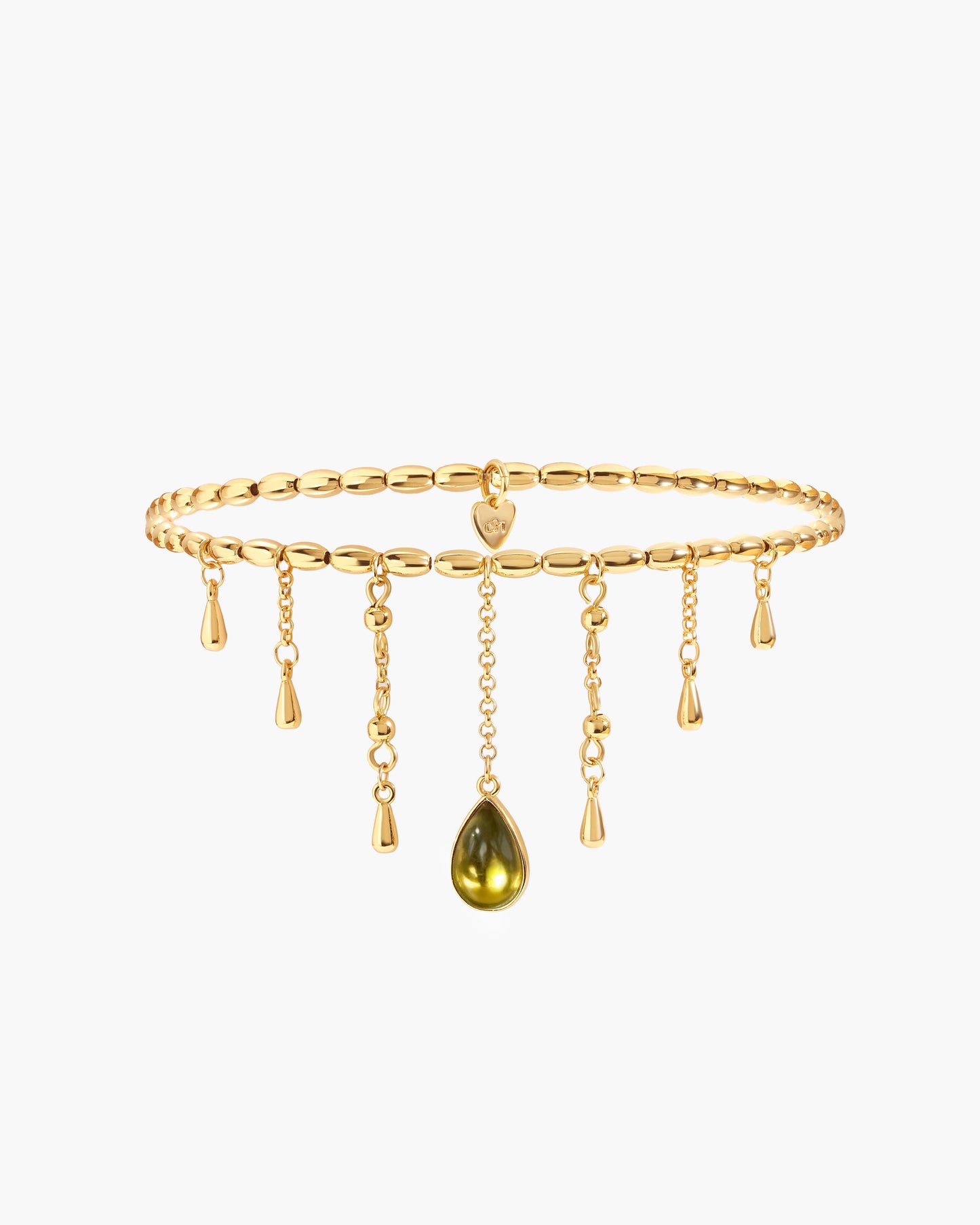 Waterdrop Anklet in Silver