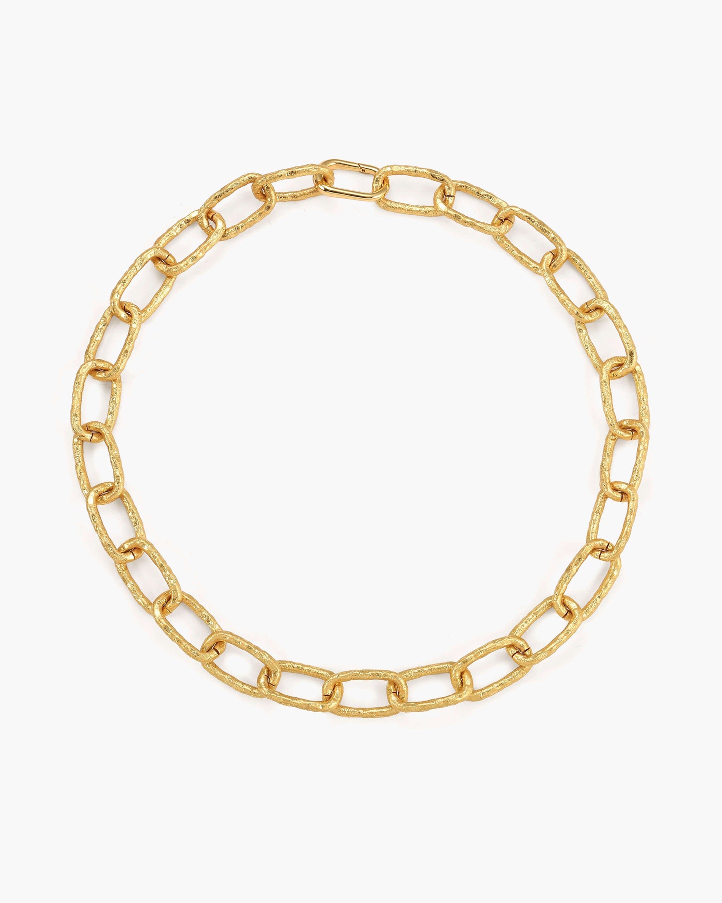 Chunky Textured Chain Necklace
