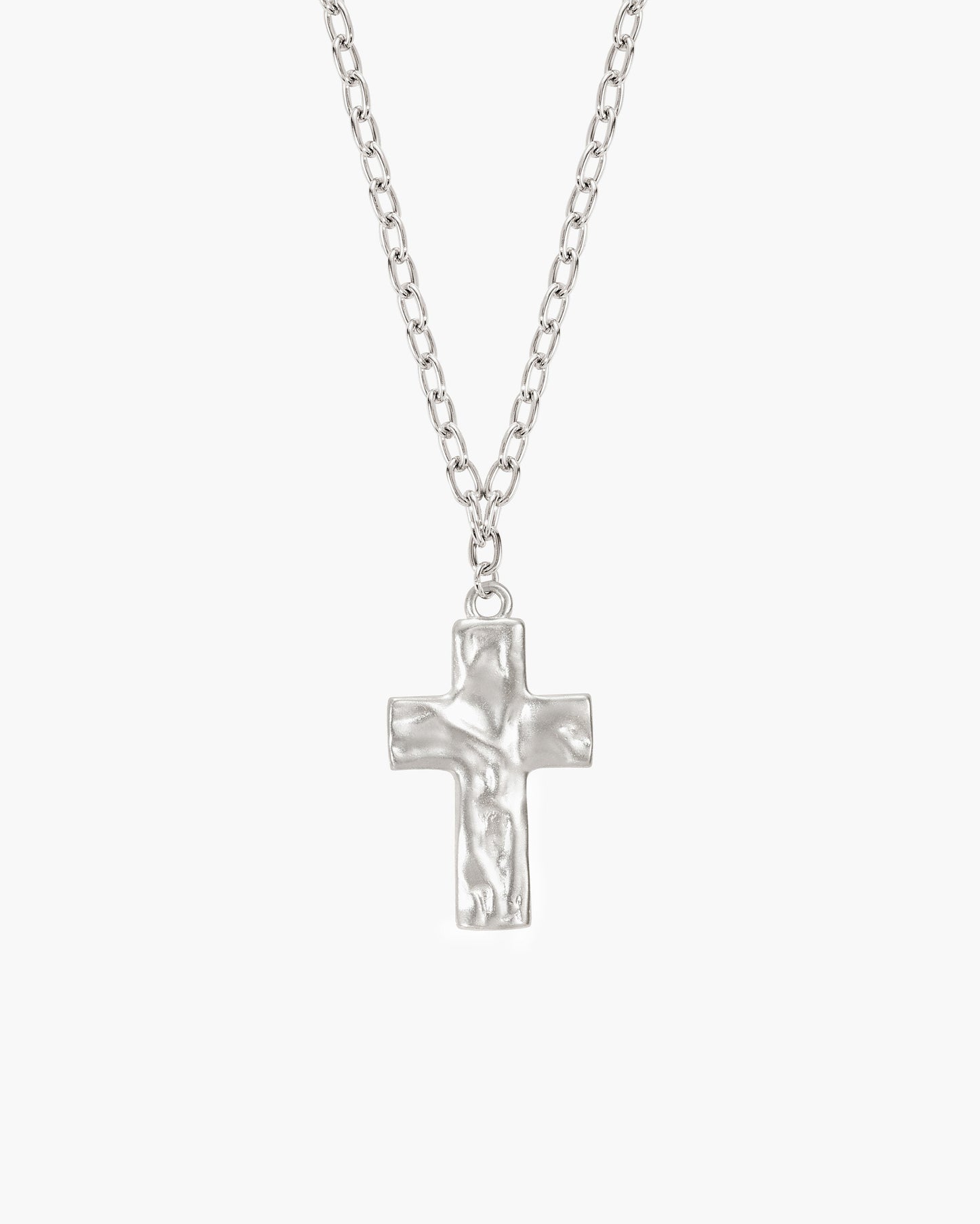 Icon Cross Necklace in Gold