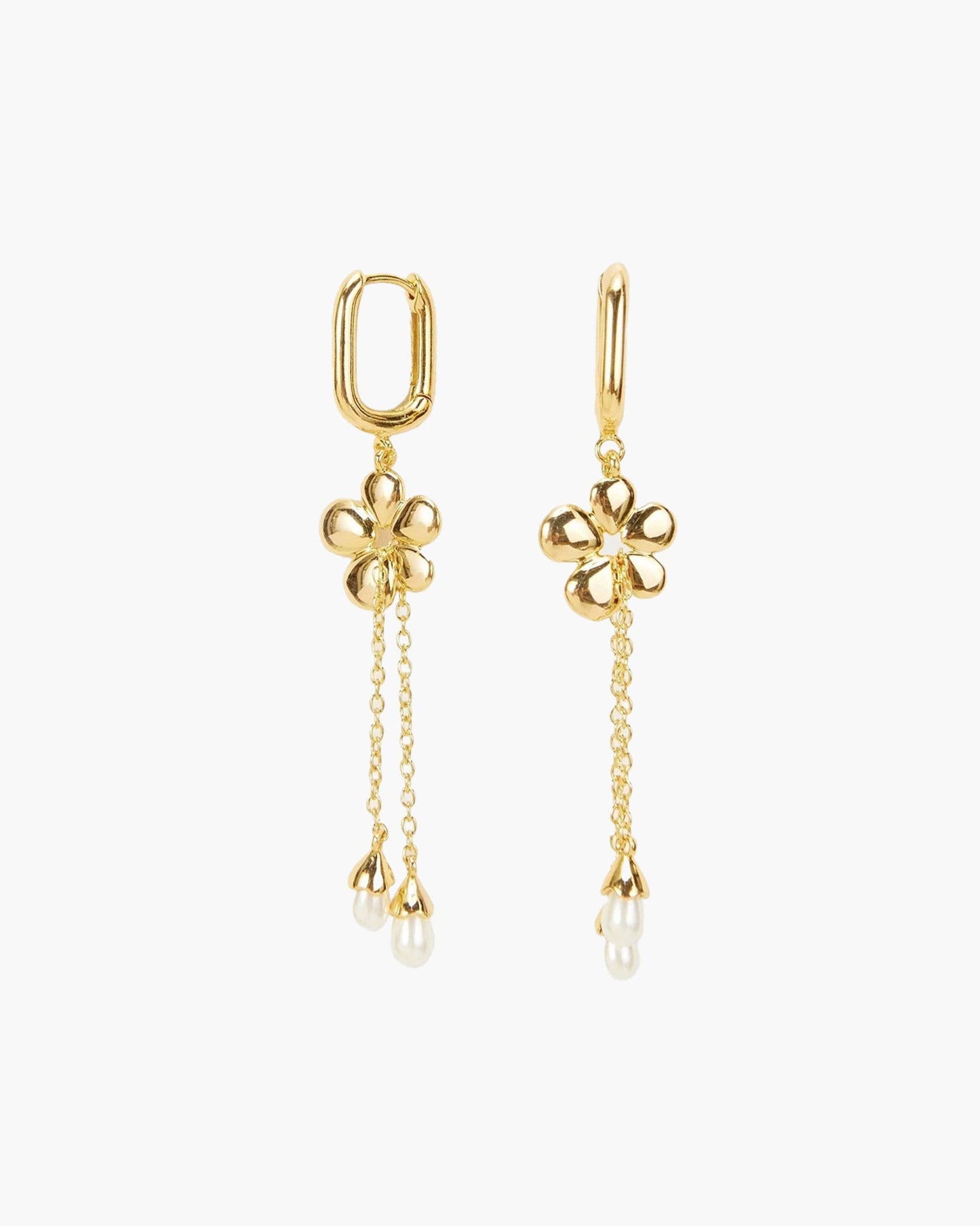 Camille Flower Drop Earrings
