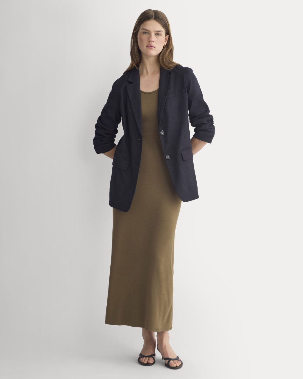 Racerback Maxi Knit Dress | Beech