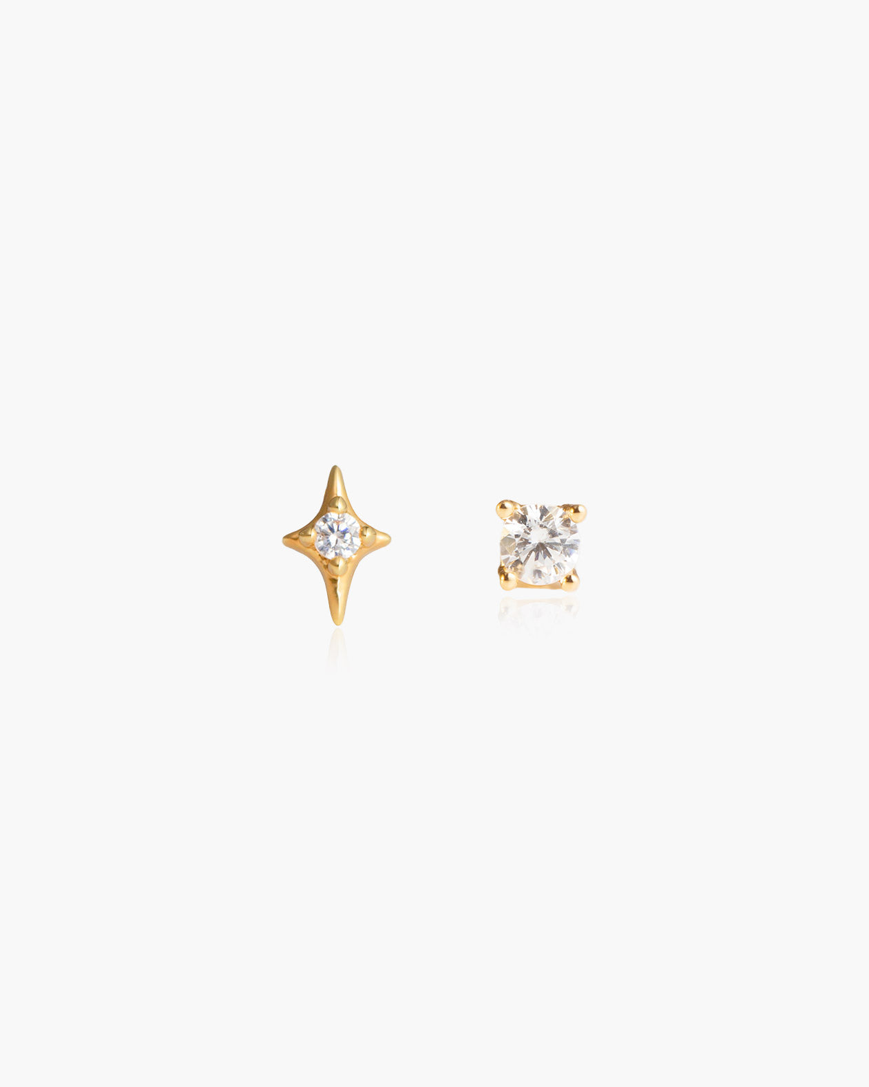 Single Sparkle Star Flat Back Helix Earring