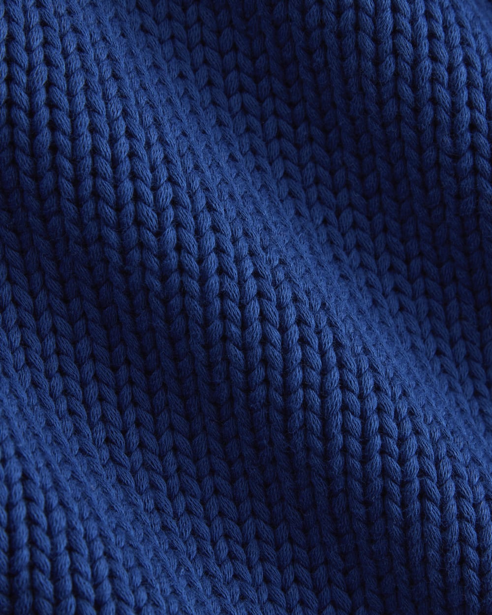 Oversized Cocoon Crew in Elevated Cotton | Estate Blue