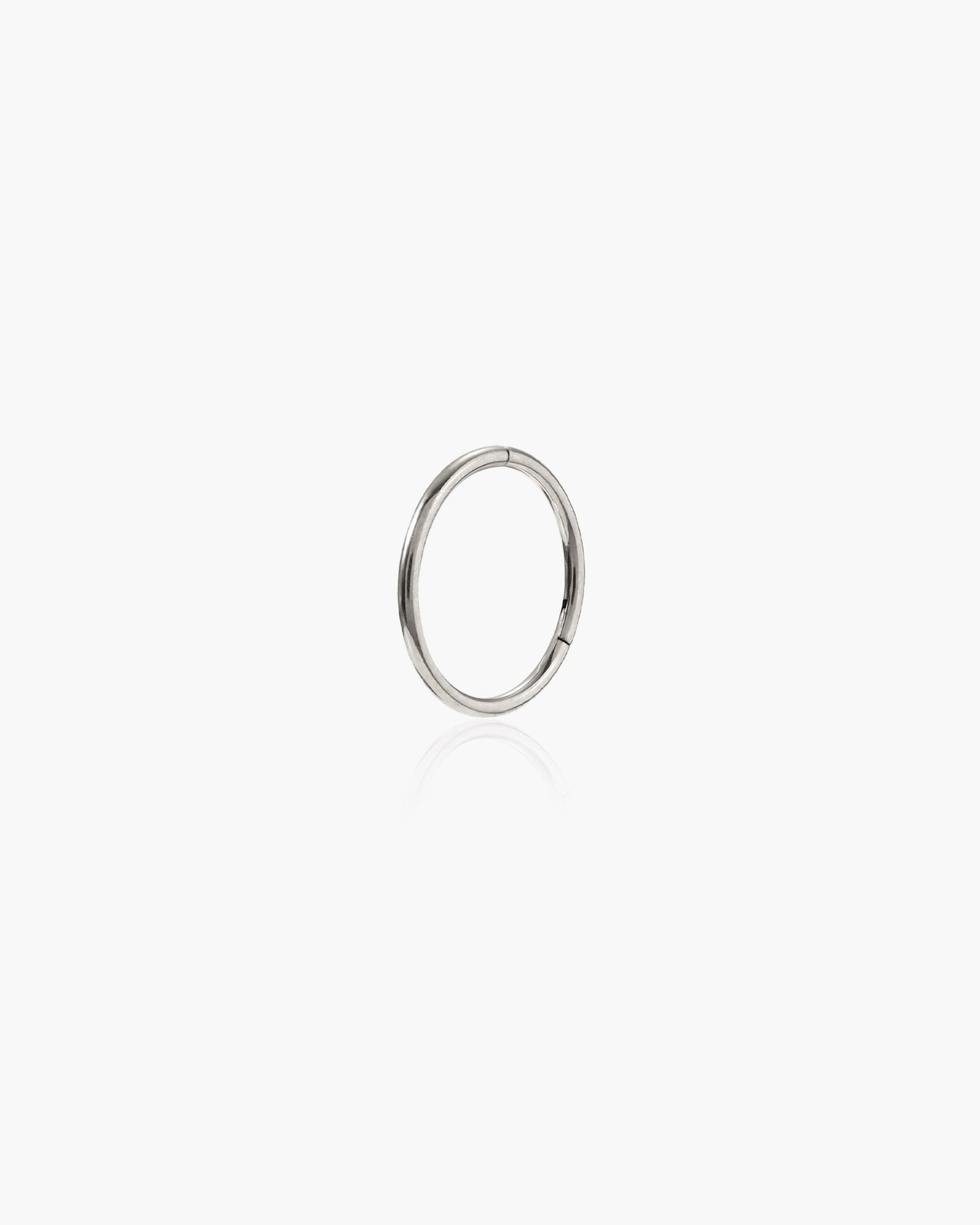 Single Mini Hoop Helix Earring in Gold