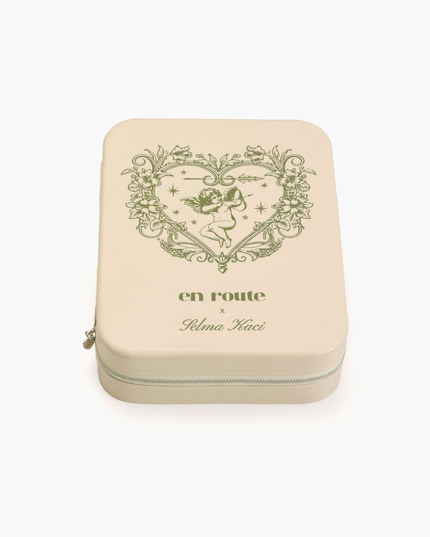 Isola Heart Jewelry Box in Olive