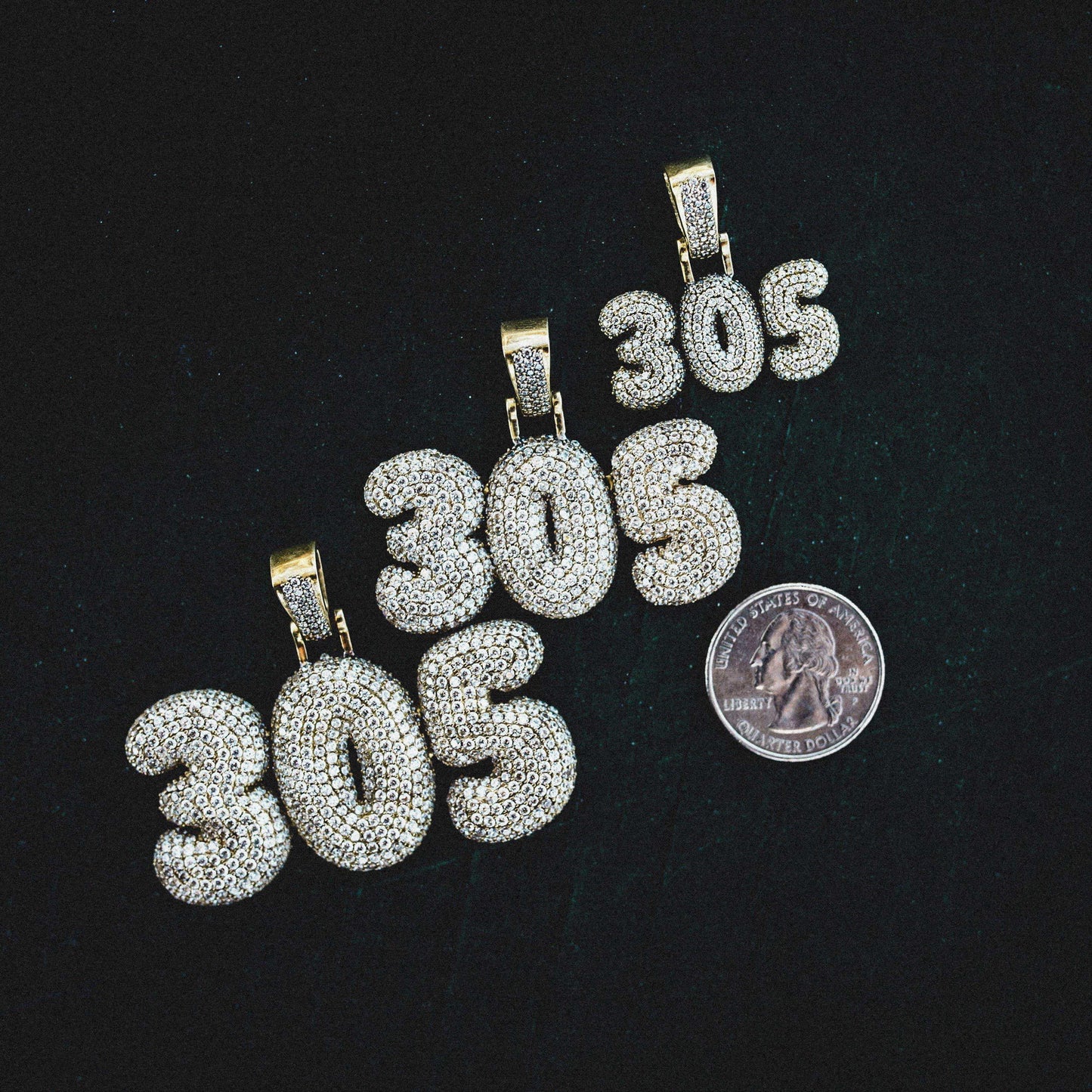 Custom Bubble Necklace Additional Letters