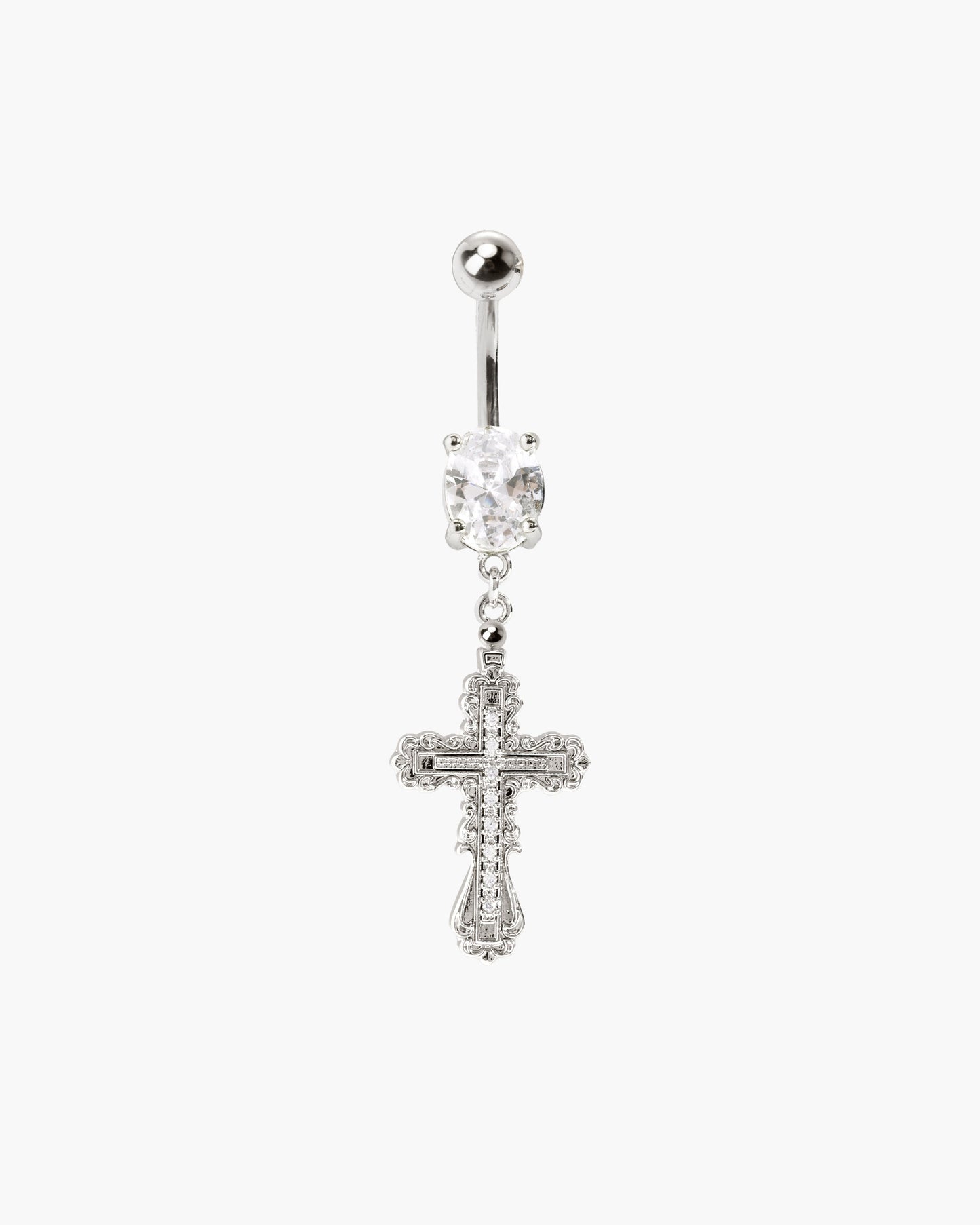 Everette Cross Belly Ring