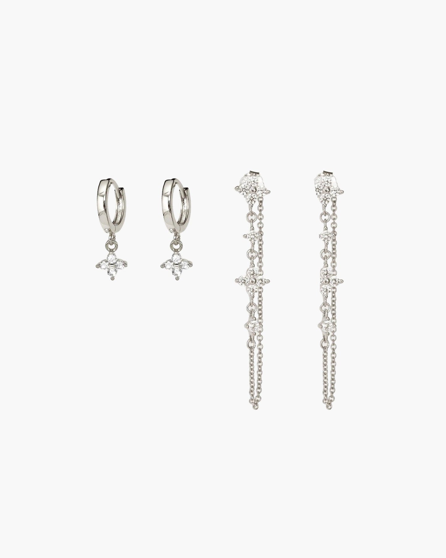 Clover Mini Hoop Earrings