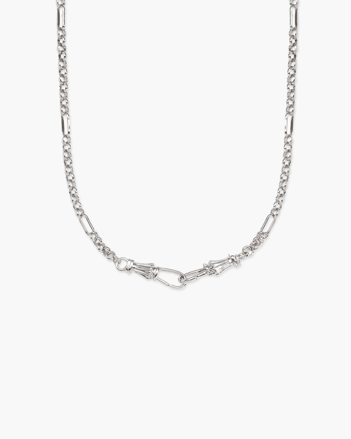 Deco Clasp Custom Charm Necklace