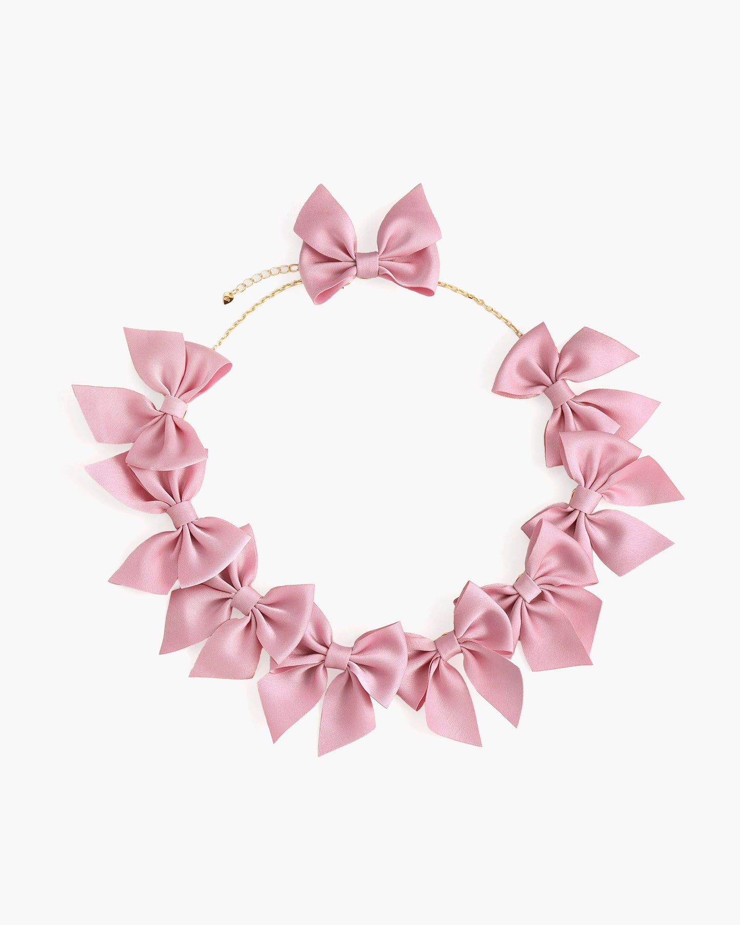 Polka Dot Bow Necklace