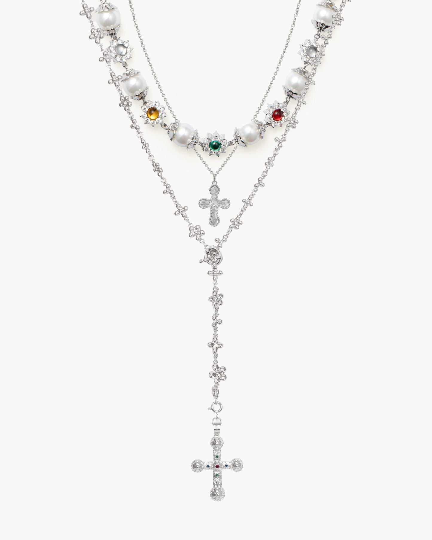 Daisy Pearl Necklace