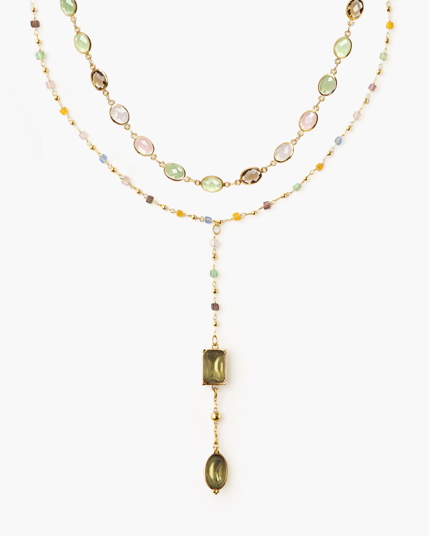 The Celestial Romance Necklace Set in Silver