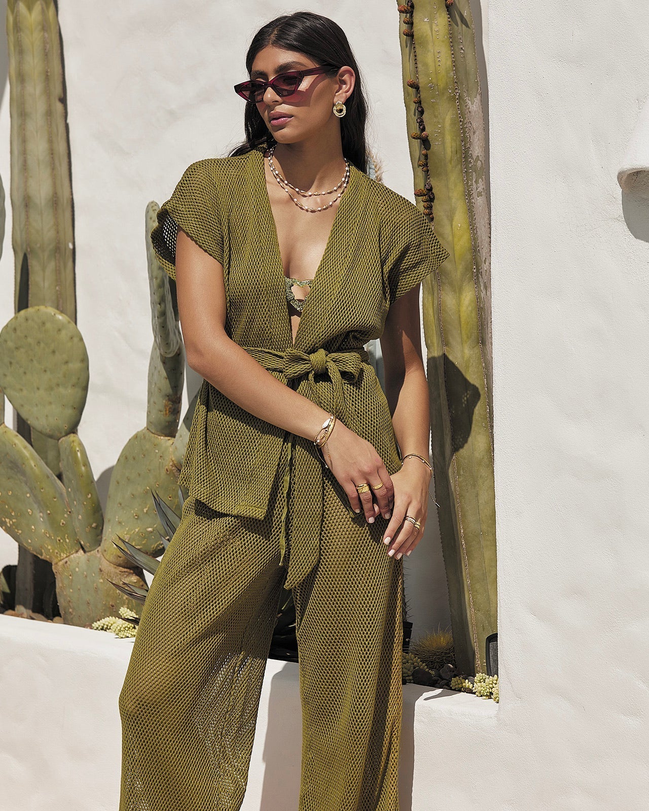 Ferrara Pants Set - Pistachio