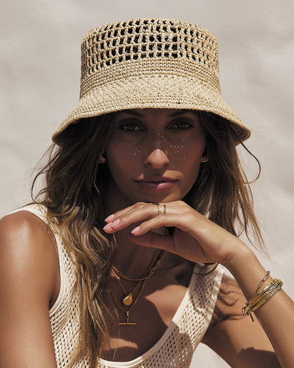 Camille Sun Hat - Natural
