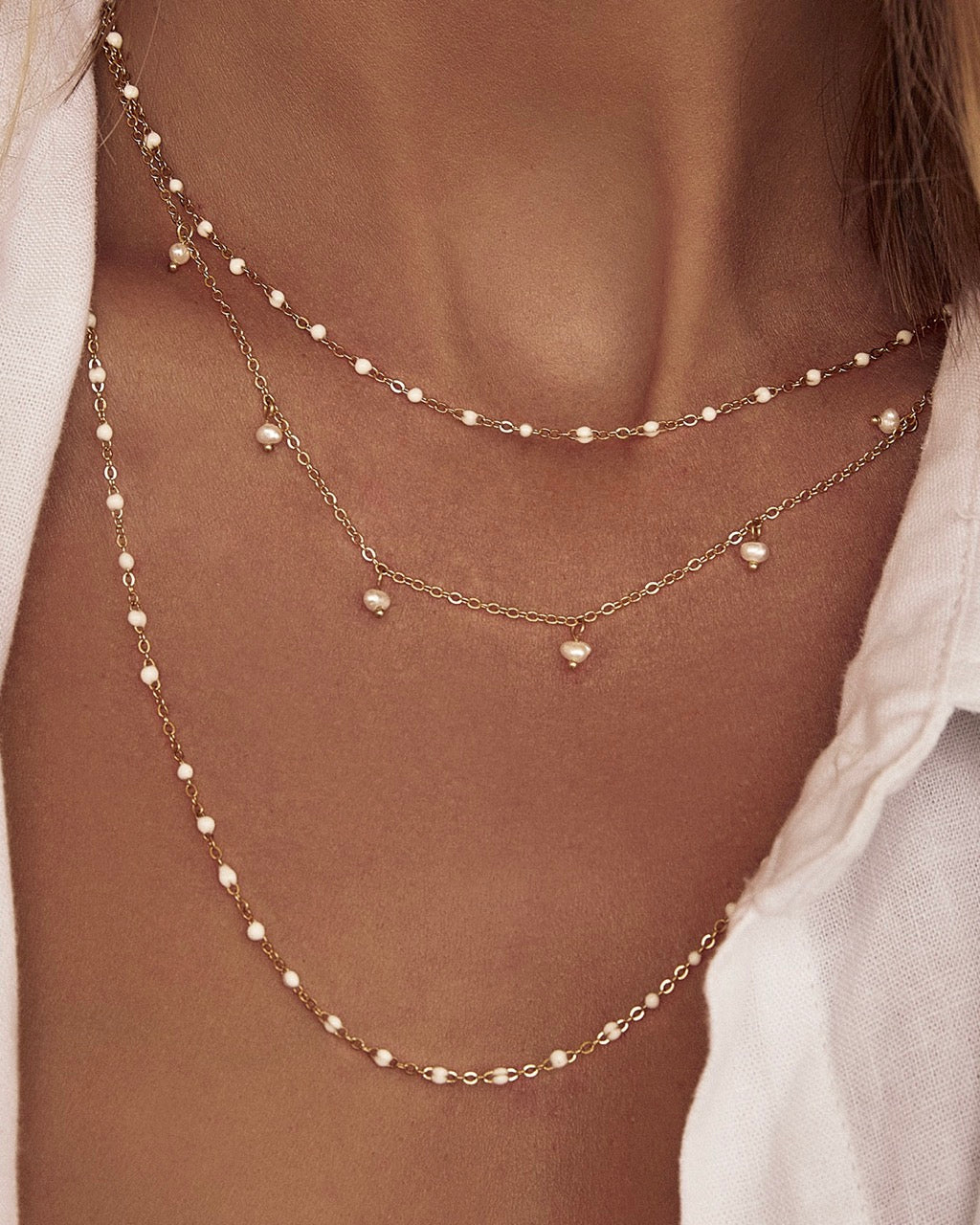 Peggy Necklace - Vanilla