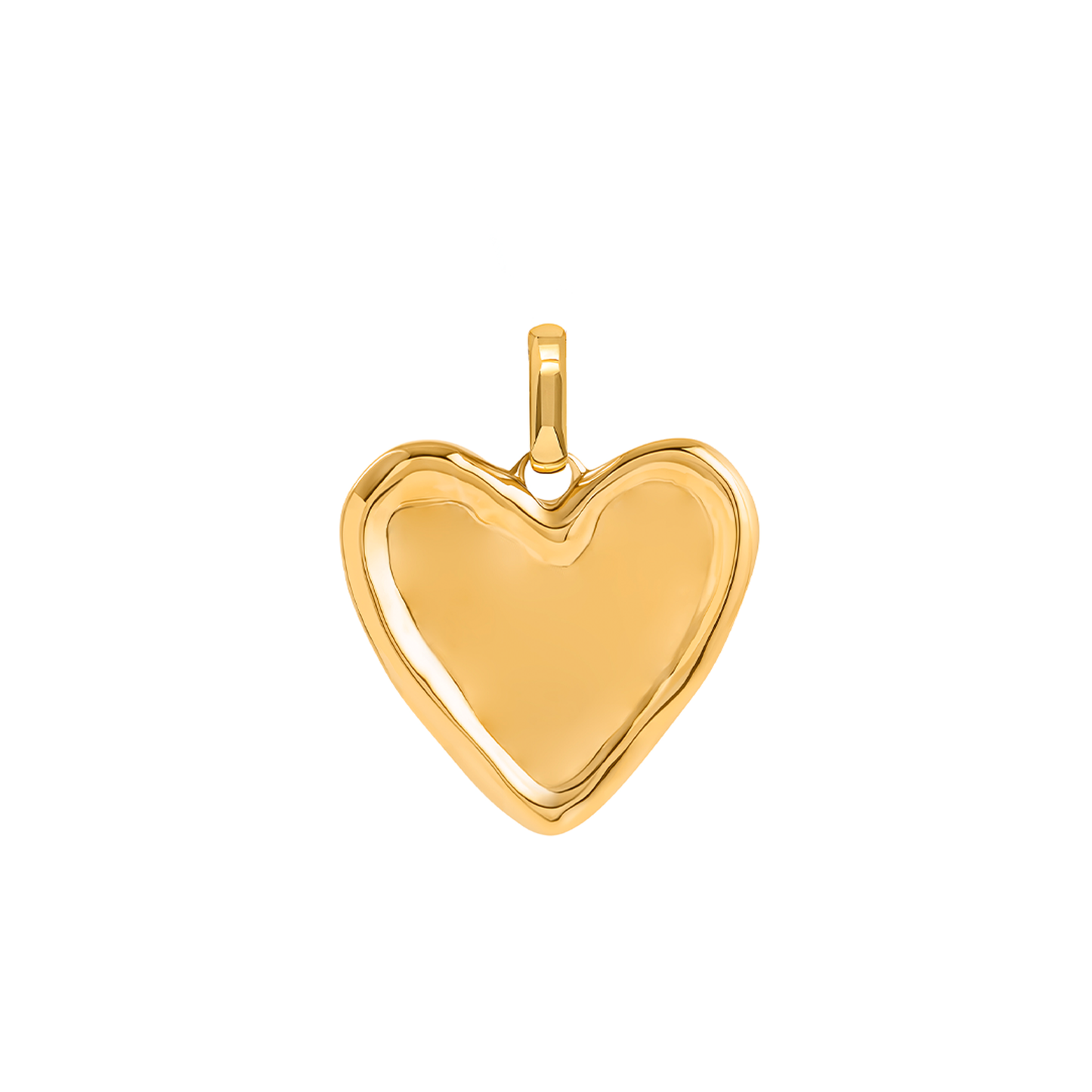 Talisman Heart Birthstone Necklace (Gold)