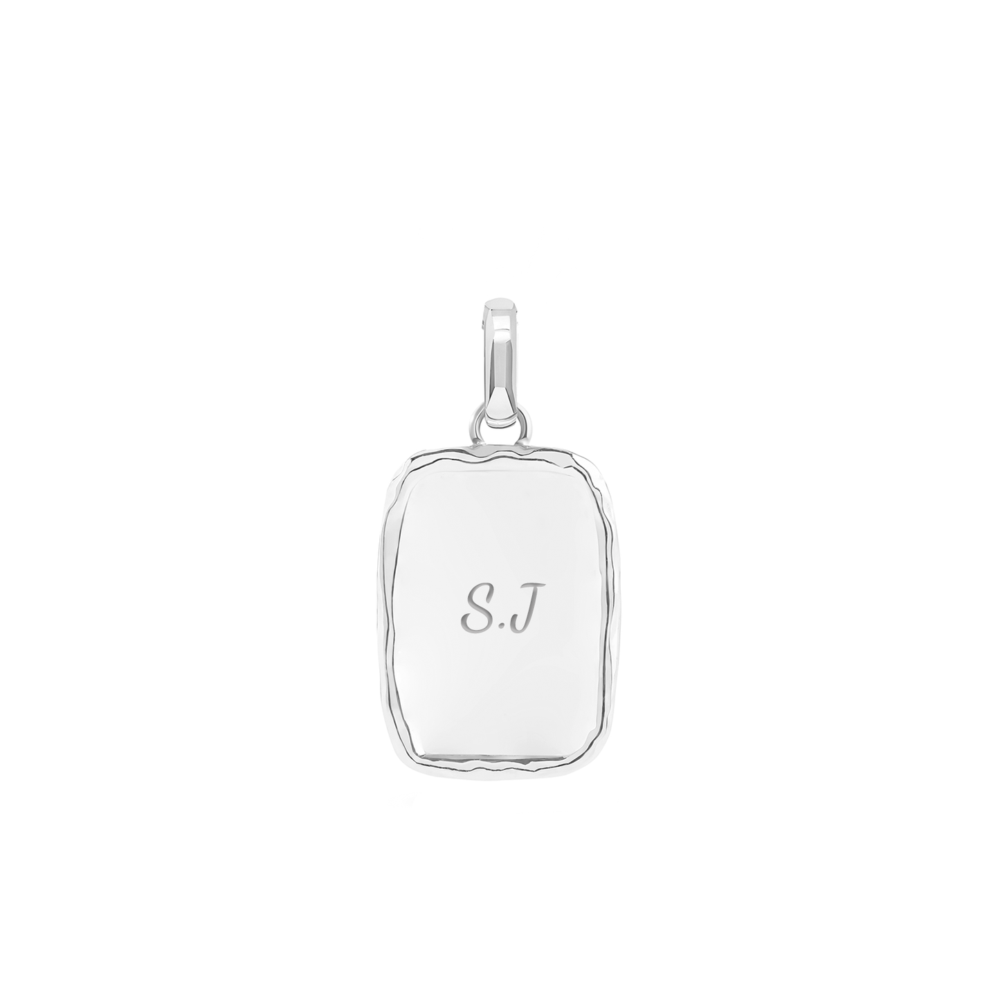Talisman Token Birthstone Necklace (Silver)