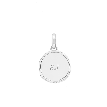 Talisman Snake Birthstone Necklace (Silver)