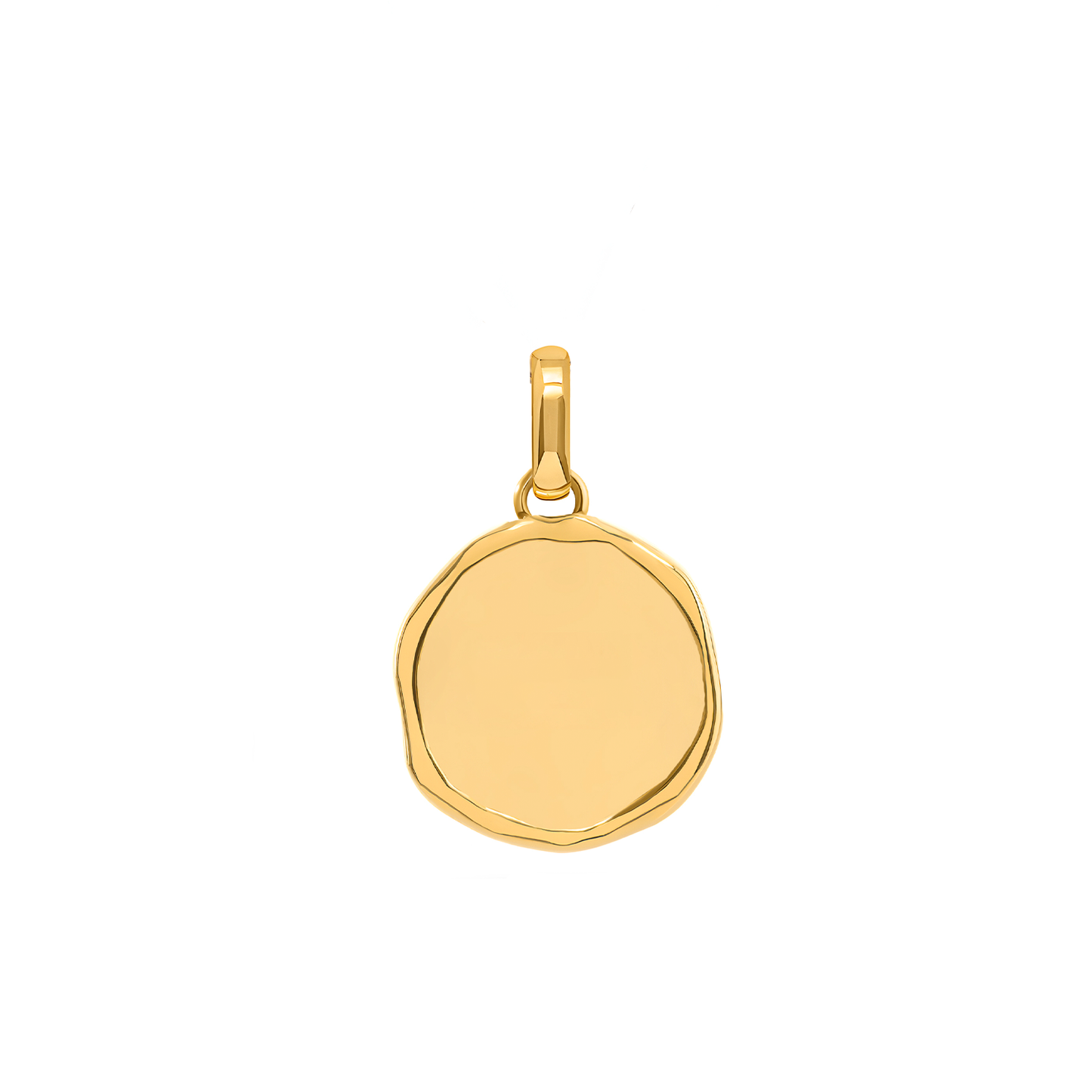 Talisman Flaming Heart Birthstone Necklace (Gold)