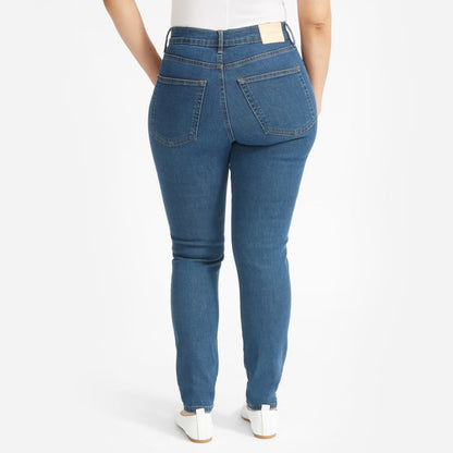 The Authentic Stretch High-Rise Skinny | Mid Blue | 28.5" Inseam