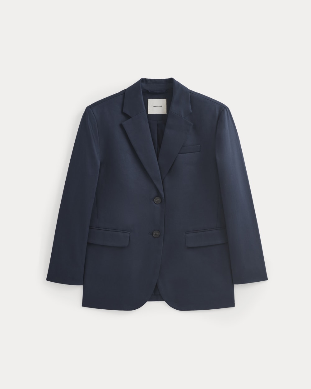 Tailored Drape Blazer | Navy