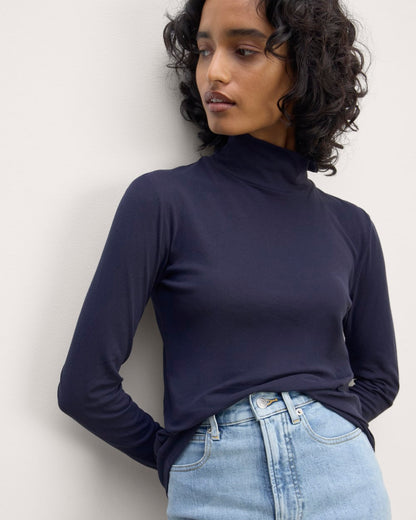 The Air Turtleneck | Navy