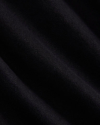 Long Vest in Stretch Linen | Black