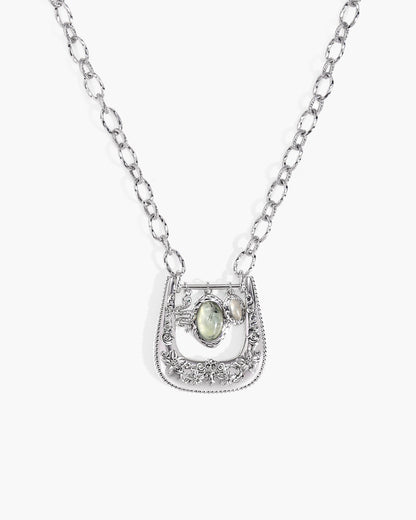 Orbit Charm Buckle Pendant Necklace