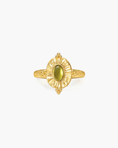 Olive Talisman Ring