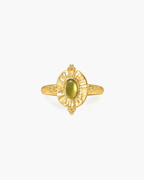 Olive Talisman Ring