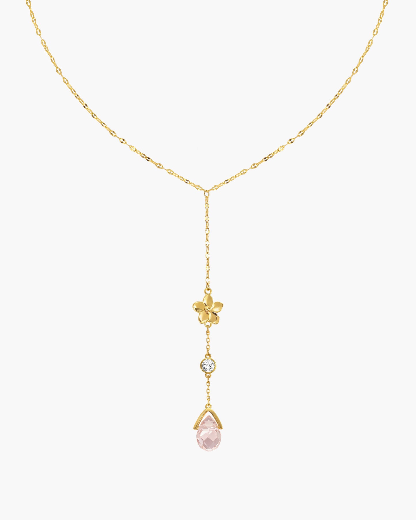 Petal Lariat Necklace