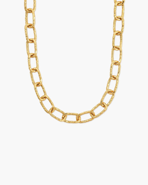 Chunky Textured Chain Necklace