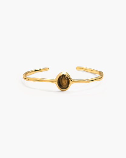 Tiger's Eye Aurora Bangle