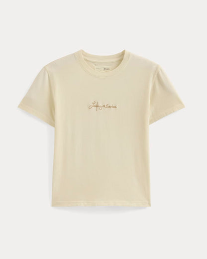 Everlane x The Laufey Foundation Box-Cut Tee | Bone