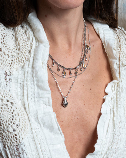 Second Skin Detachable Layered Necklace