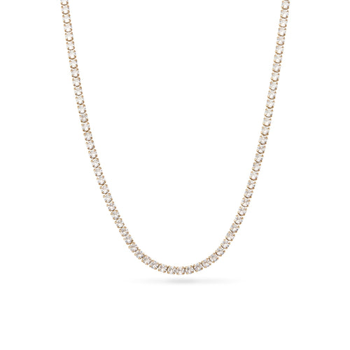 Tennis Necklace (Gold)
