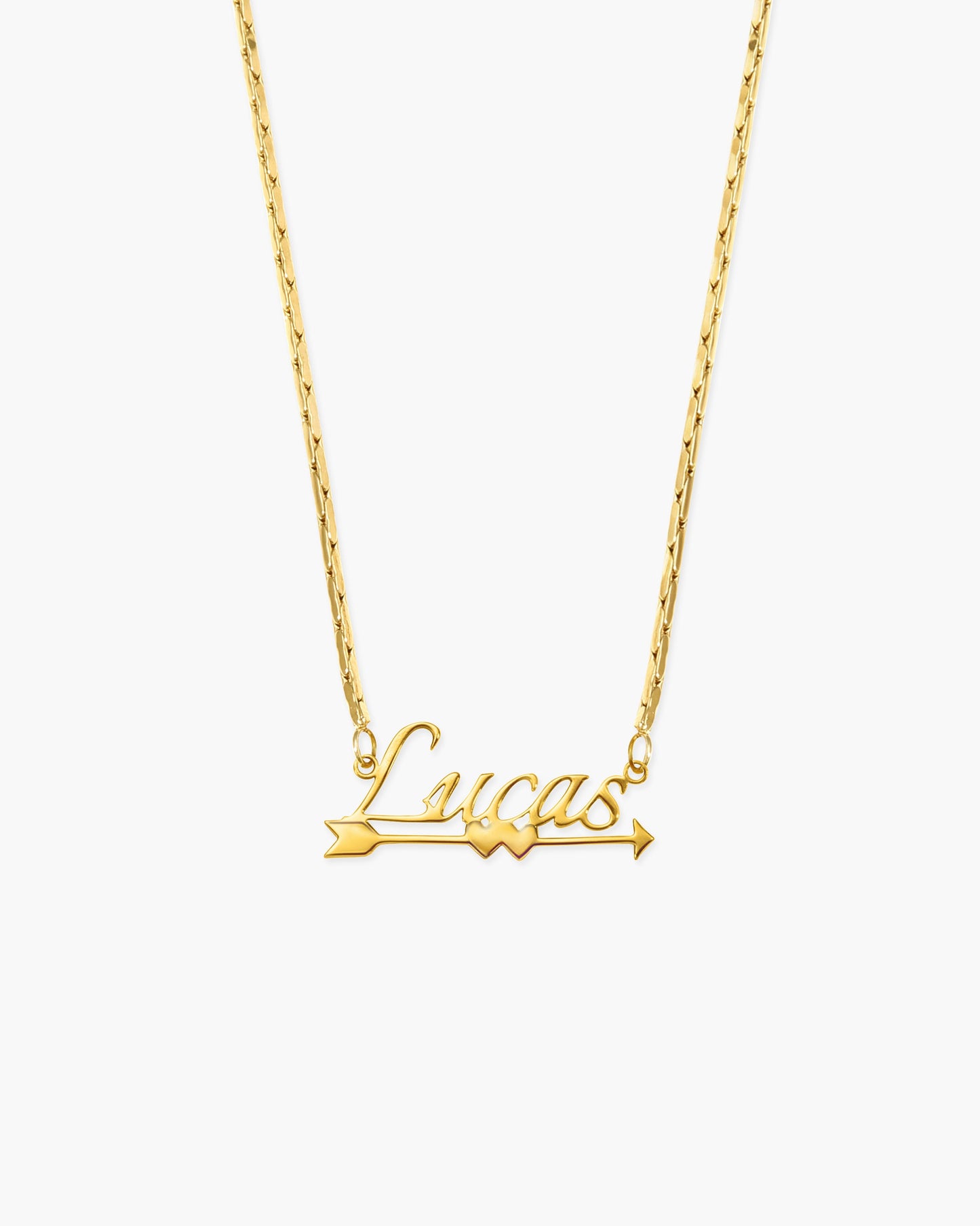 Personalized Name Necklace, Cupid's Arrow