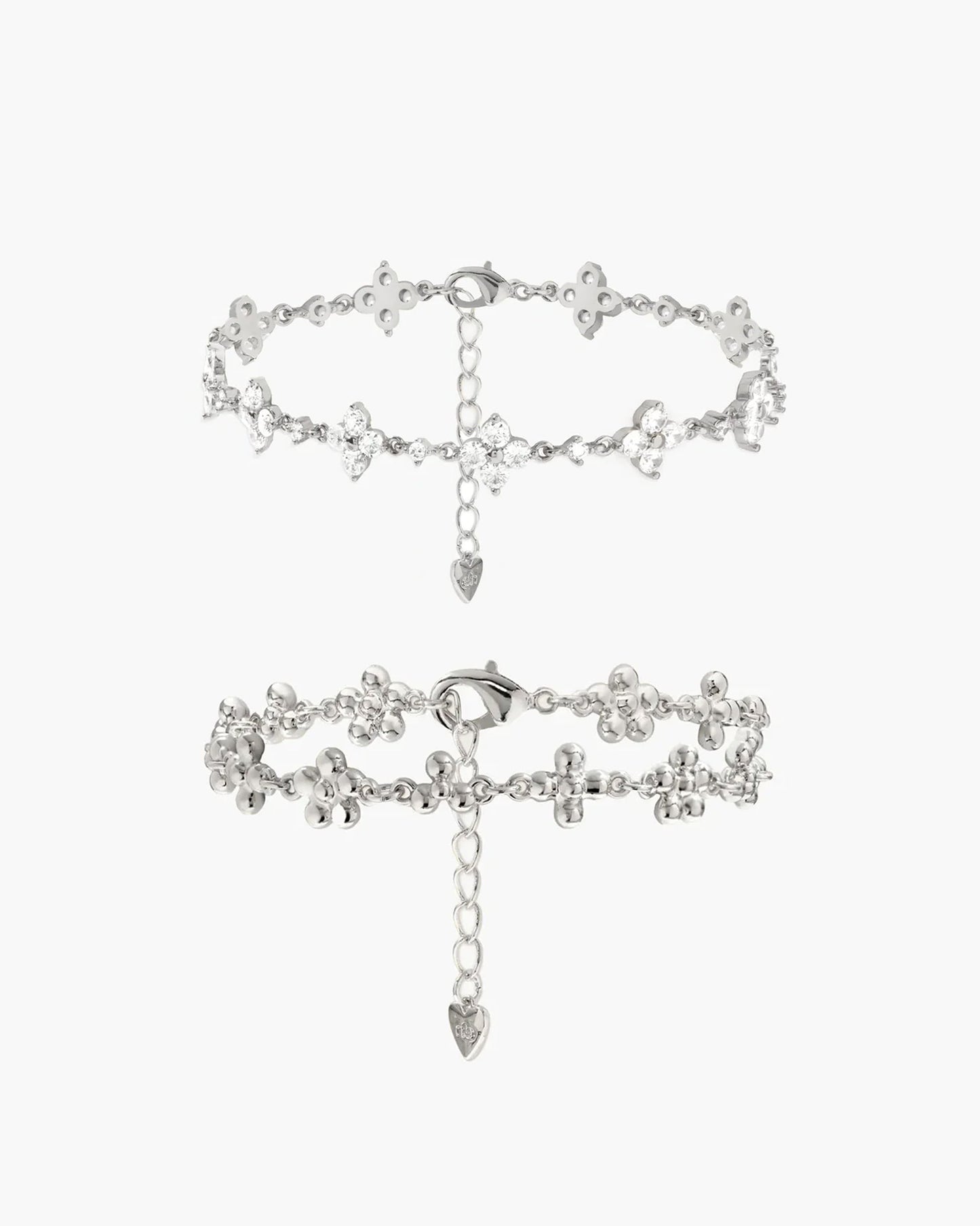 Hot Stuff Bracelet Set in Silver
