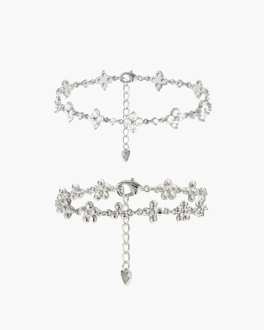 Hot Stuff Bracelet Set in Silver
