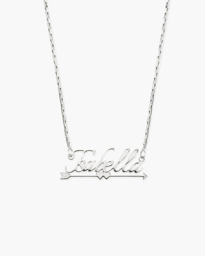 Personalized Name Necklace, Cupid's Arrow