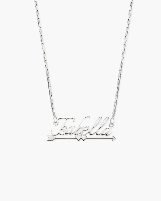 Personalized Name Necklace, Cupid's Arrow