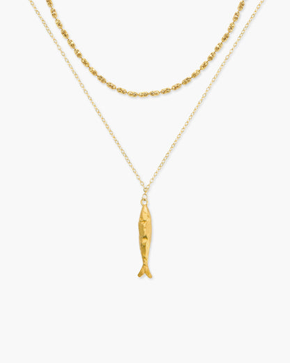 Daze Chain Necklace in Gold