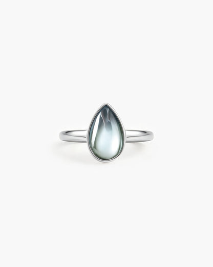Waterdrop Ring in Marine Blue