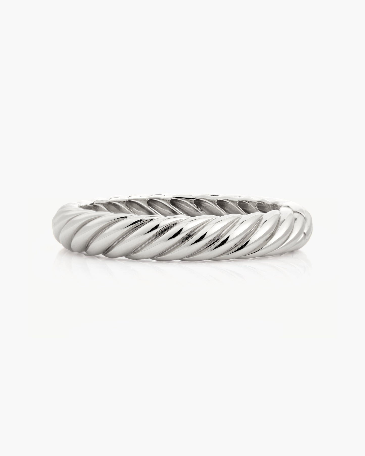 Gold Chunky Braided Bangle