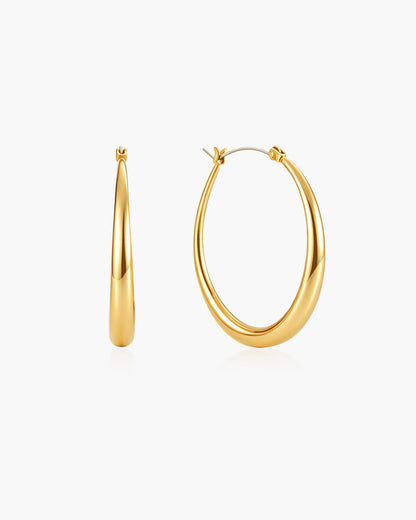 Sloane Hoop Earrings in Gold