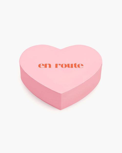 Heart Shaped Jewelry Box in Pink