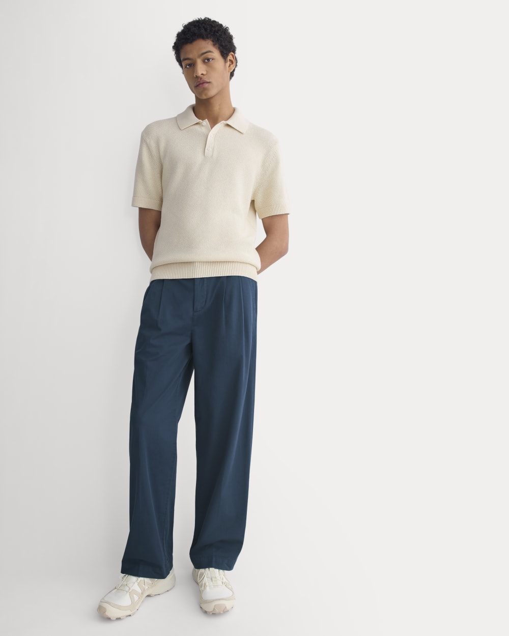 Pull-On Easy Trouser | Midnight Navy