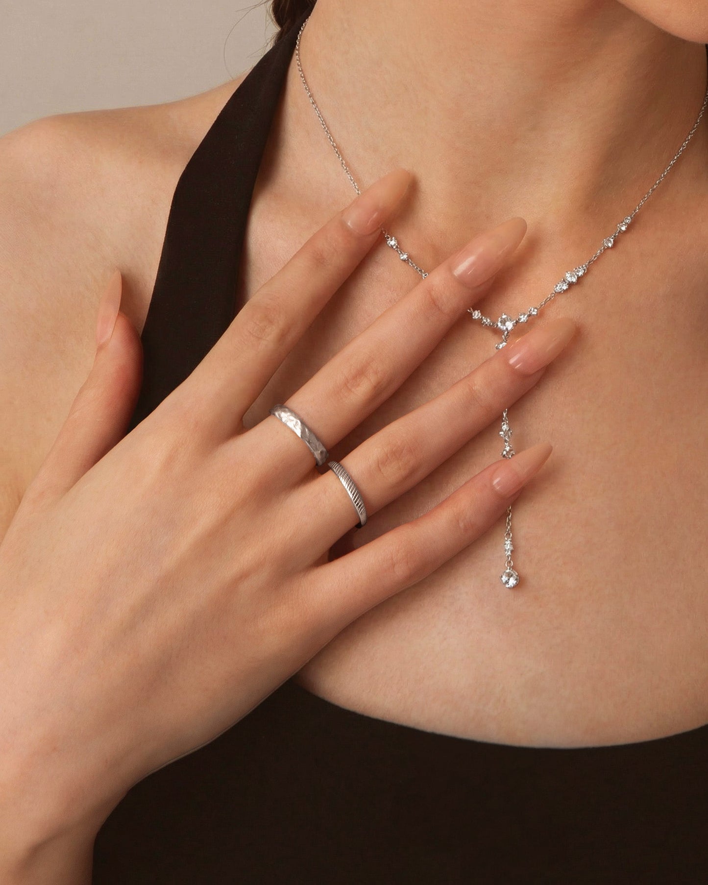 Silver Twill Ring
