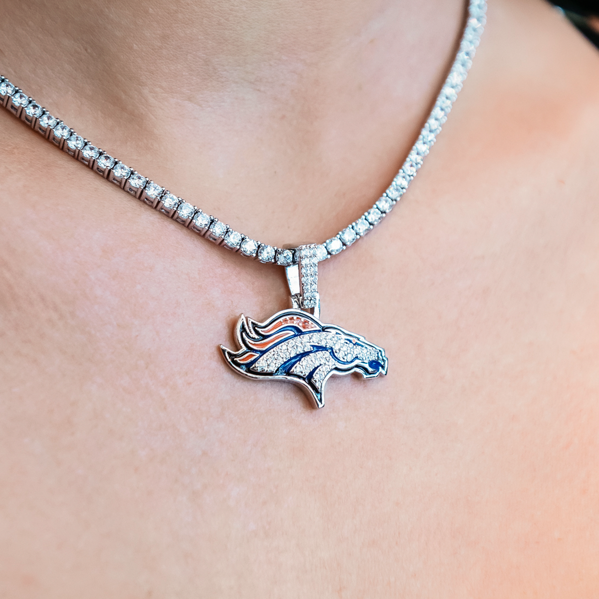 Denver Broncos Official NFL Pendant